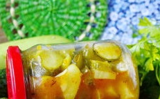Cucumber and Zucchini Salad