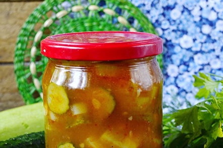 vegetable salad for the winter