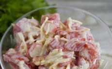Crab salad