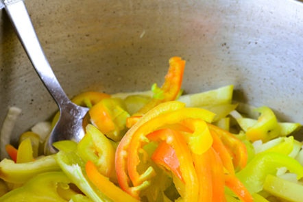 adding pepper
