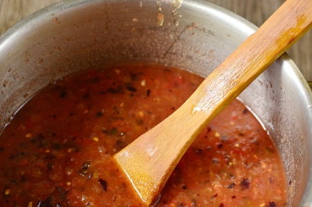 chop vegetables
