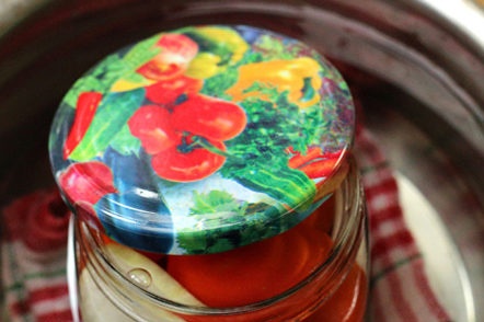 pour into the jar