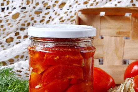 pickled tomatoes for the winter