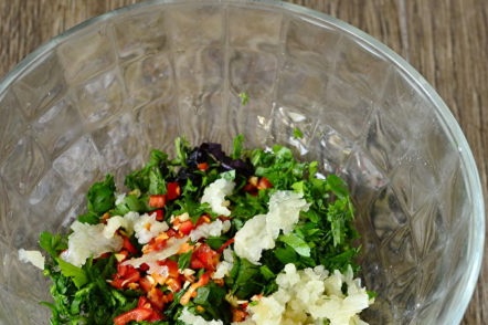 prepare the stuffing