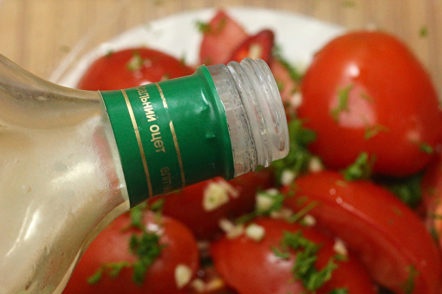 sprinkle with vinegar