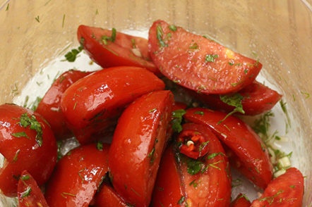 mix tomatoes
