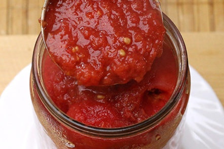 pour in the jar