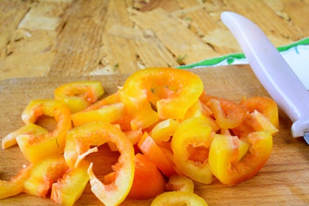 narezana paprika