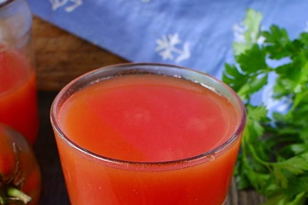 a glass of juice
