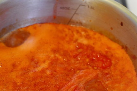 tomato juice from tomatoes