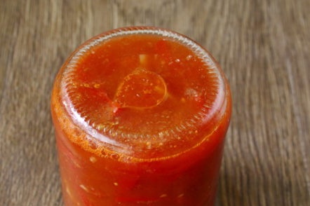 pouring in jars