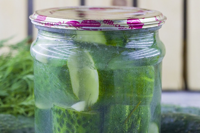 pickled cucumbers