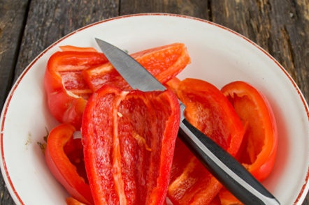 chopped sweet pepper