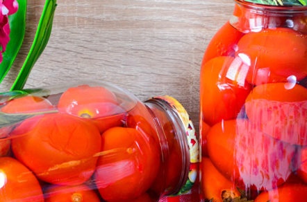 tomatoes with basil