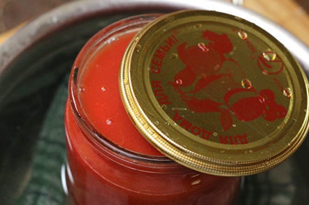 we sterilize jars