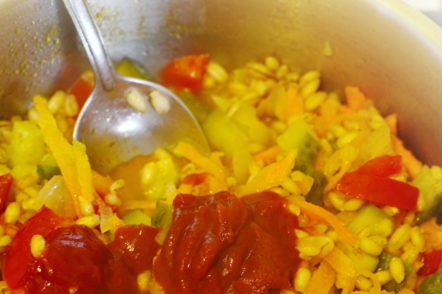 add tomato paste