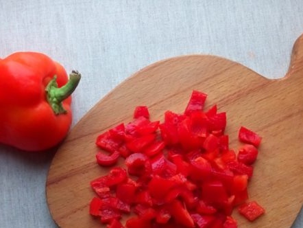 chopped pepper
