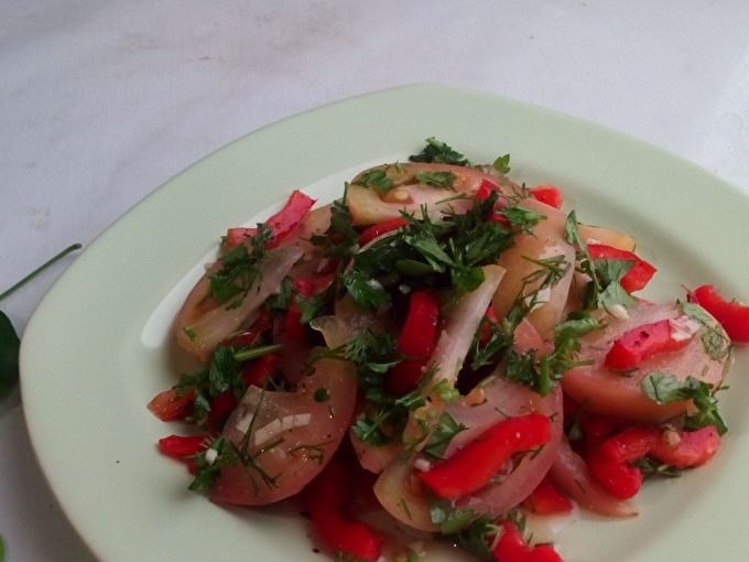Tomato and Pepper Snack
