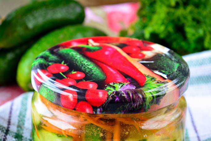 Korean cucumbers for the winter