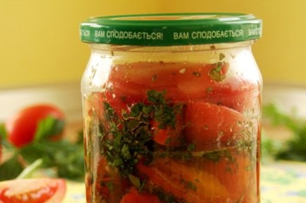 Delicious tomatoes for the winter in Korean