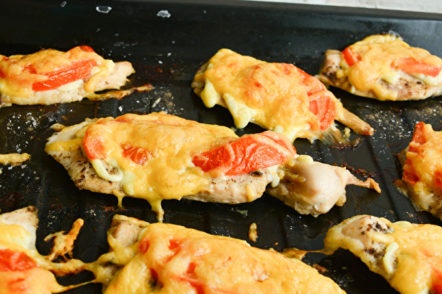 baked breasts in cheese