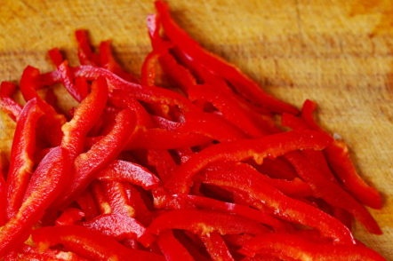 chopped pepper