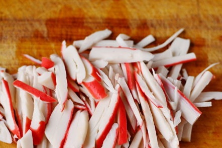 chopped sticks
