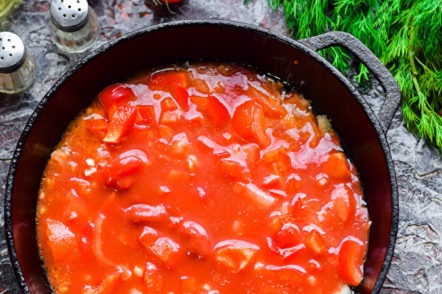 add tomato sauce