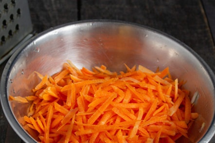 grated carrot