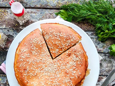 lazy cabbage pie
