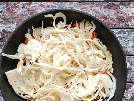 cut cabbage
