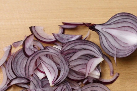 chop the onion