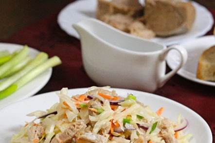 cabbage and meat salad