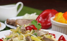 Praška salata s govedinom