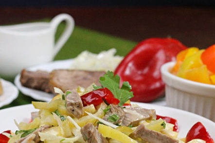 Praška salata s govedinom