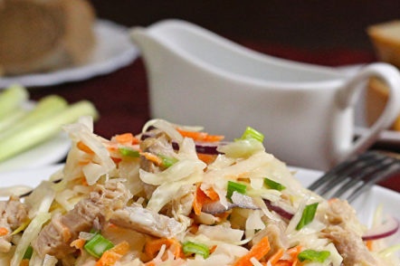 cabbage and meat salad