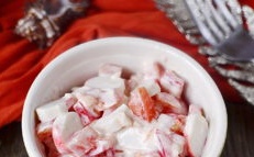 salad with crab sticks
