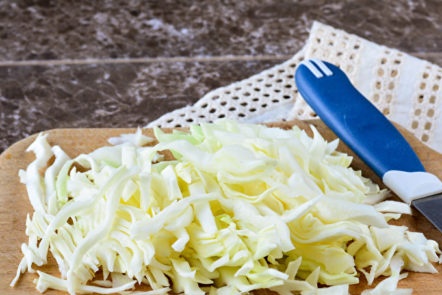 cut cabbage