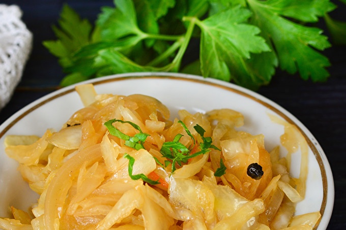 cabbage in a plate
