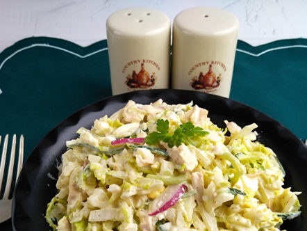 Monica salad is ready