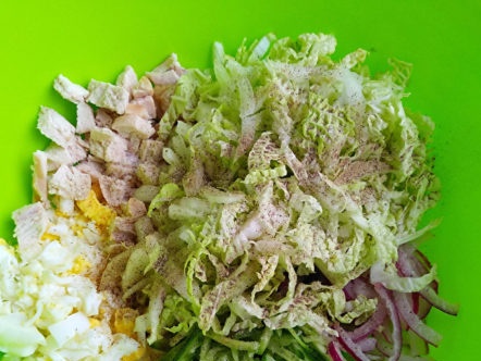 add salt and pepper