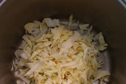 cut cabbage