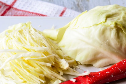 cut cabbage