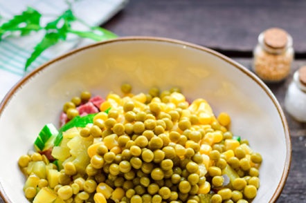 add peas