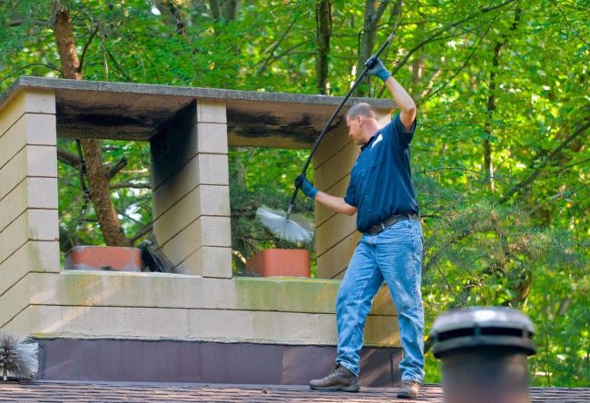 Chimney cleaning