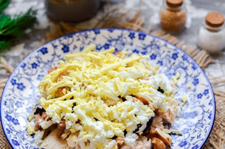sprinkle with eggs