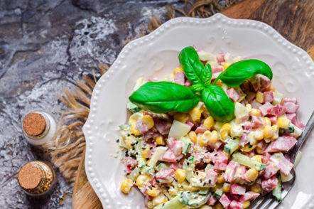 salatne slamke s kobasicom