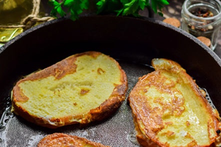 fry in a pan