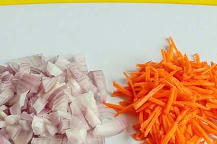 onions and carrots